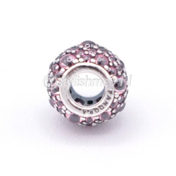 Authentic PANDORA Shimmering Droplets with Pink Zirconia - 791755PCZ - Picture 9 of 11